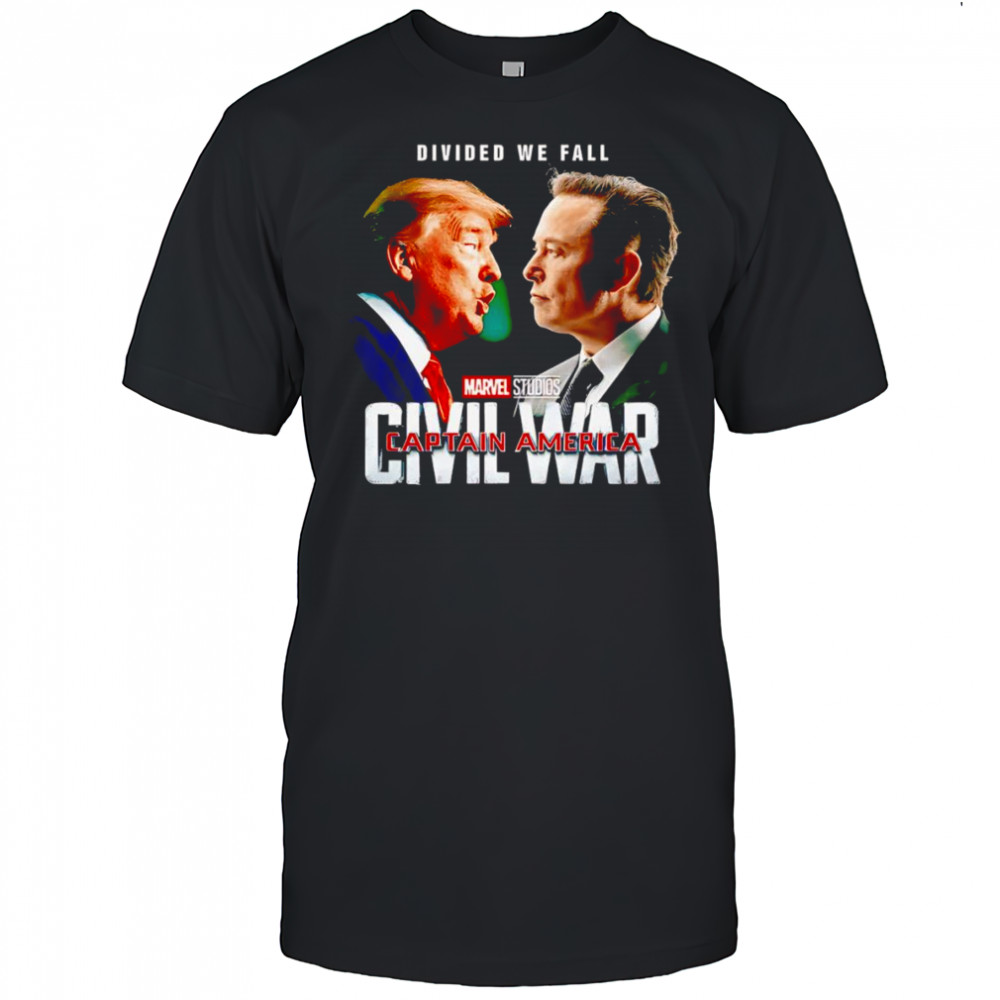 Civil War Trump vs Elon shirt