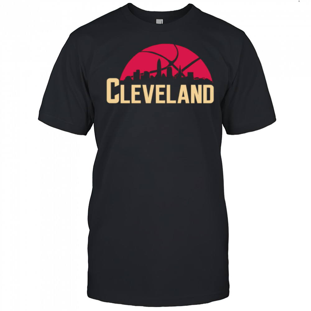 Cleveland Cavaliers Cityscape Skyline style 2025 shirt