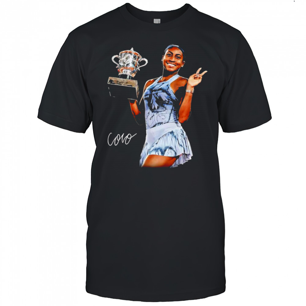 Coco Gauff French Open Deuces shirt