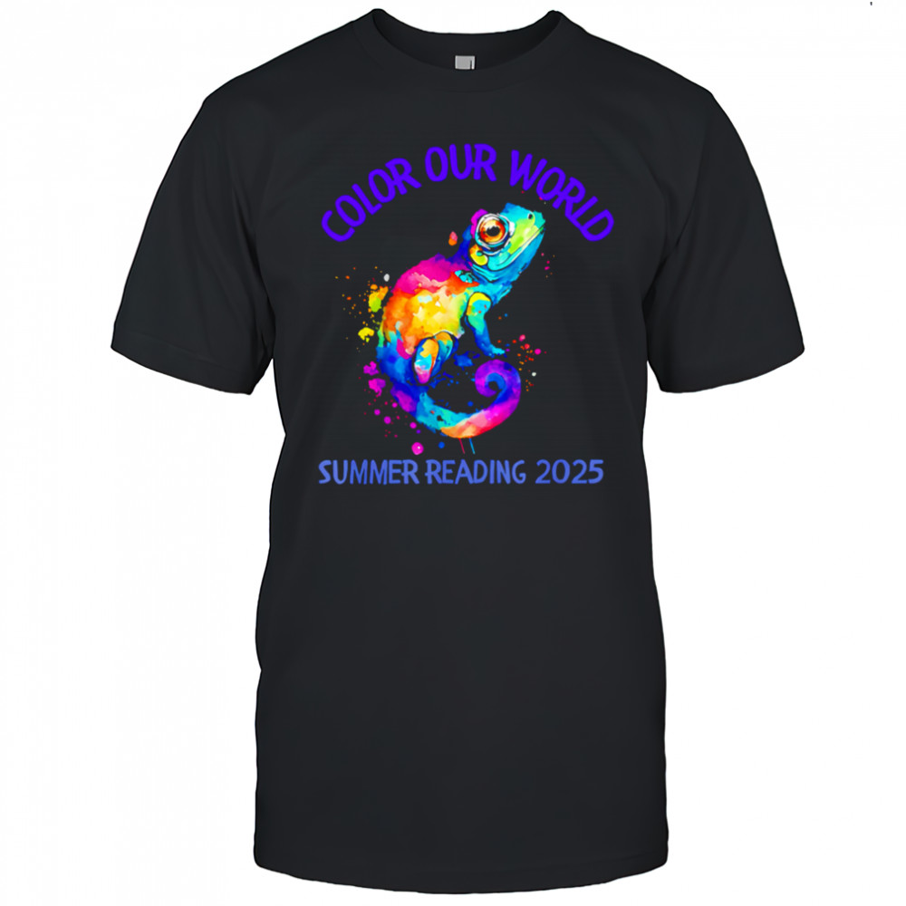Color Our World Summer Reading 2025 pride shirt