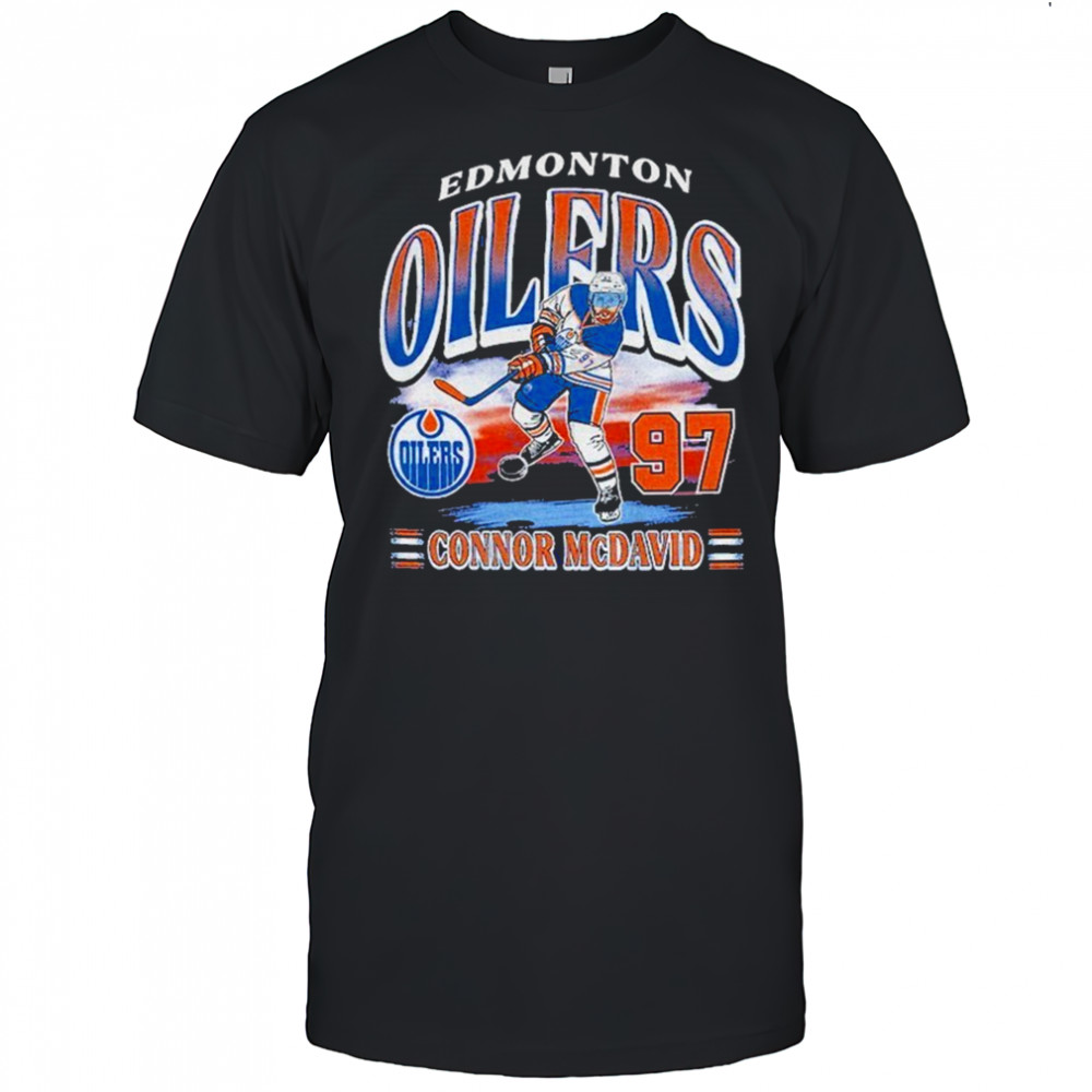 Connor McDavid Edmonton Oilers ’47 Franklin Player Name Number NHL shirt