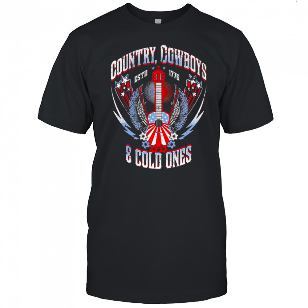 Country cowboys and cold ones shirt
