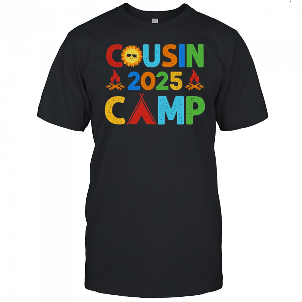 Cousin Camp 2025 Camping Crew Summer Vacation Cousin shirt