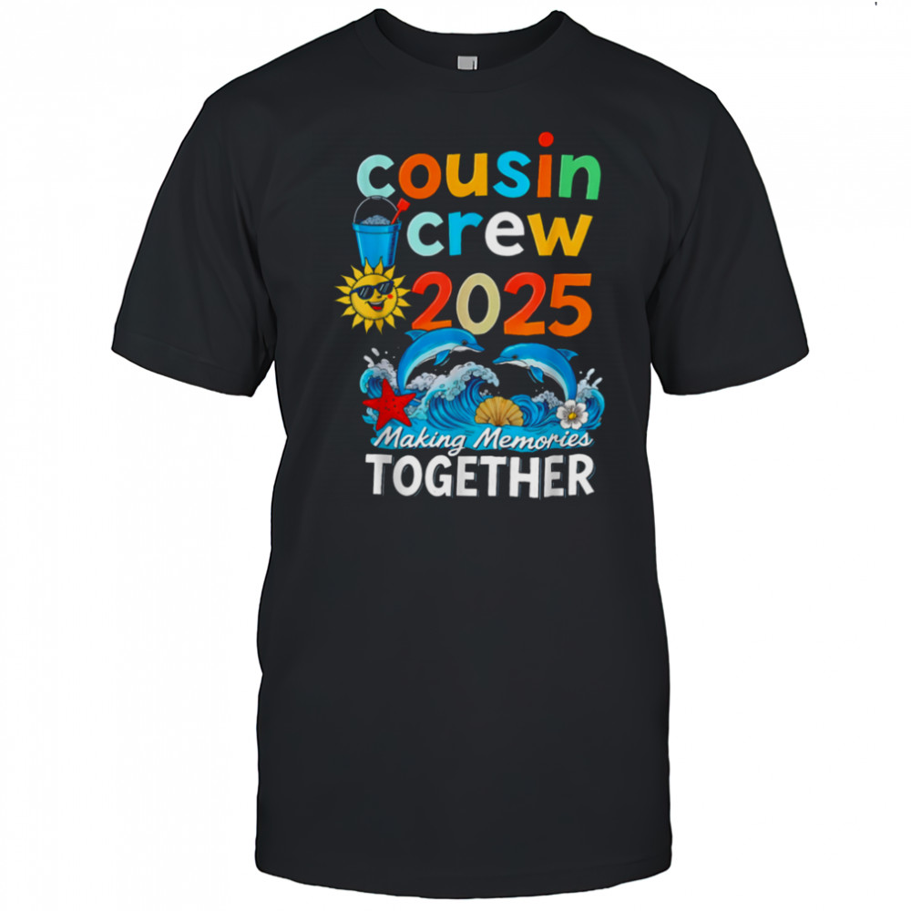 Cousin crew 2025 Family Trips Matching Summer Vacation Beach T Shirt
