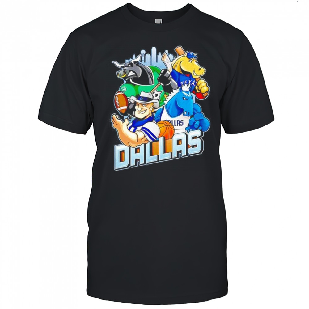 Dallas Sports Team Mascot 2025 Shirt