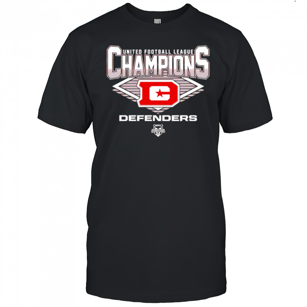 DC Defenders 2025 UFL Champions Diamond shirt