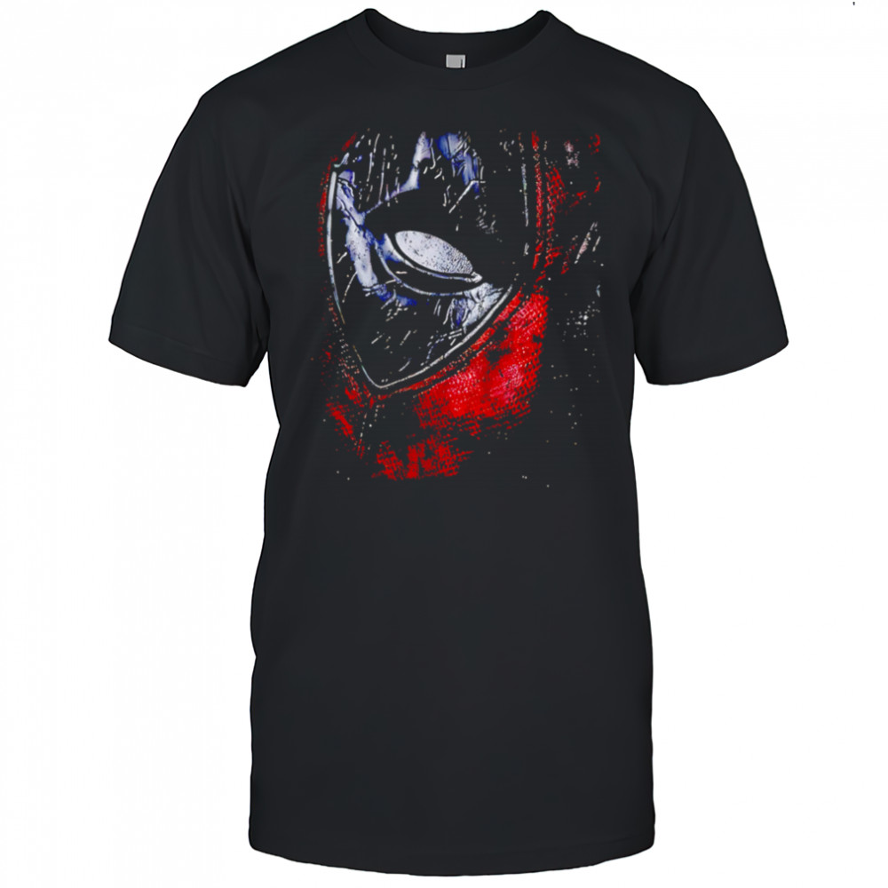Deadpool mask big Marvel shirt