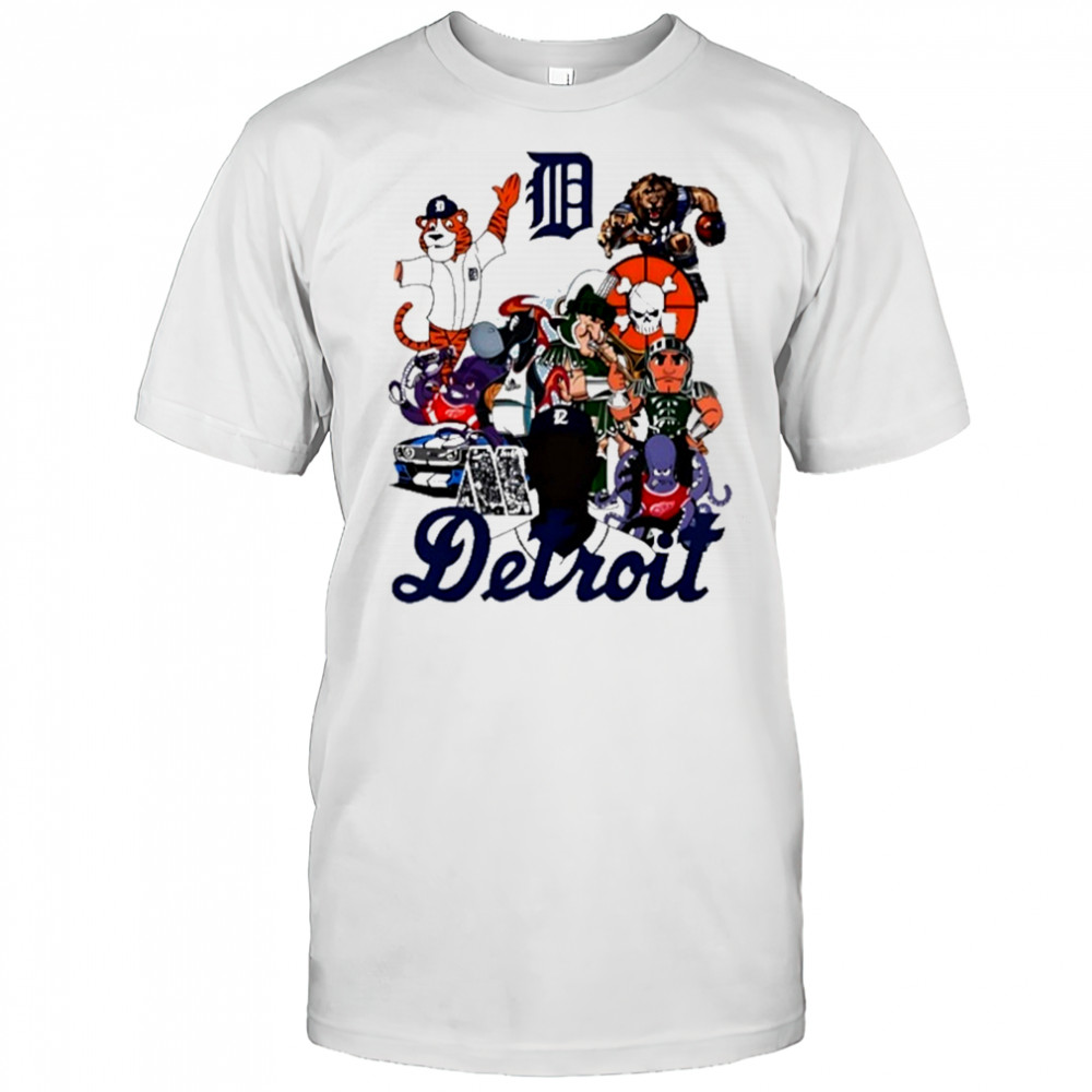 Detroit Mascots Sports Team T-Shirt