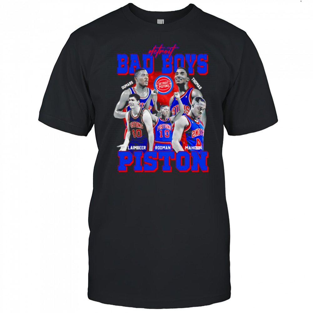 Detroit Pistons the bad boy graphic shirt