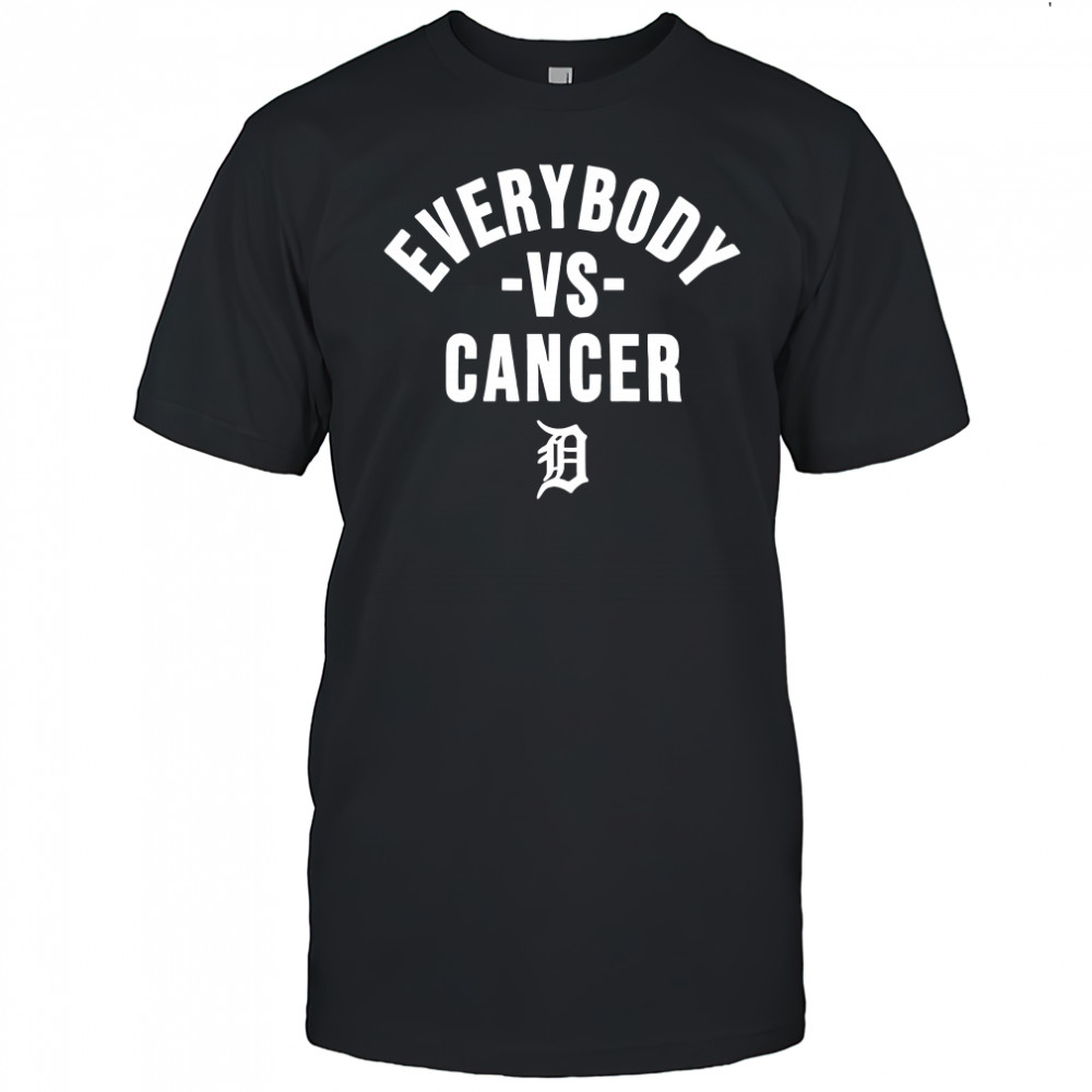 Detroit Tigers Everybody vs cancer Strikeout Cancer Special shirt