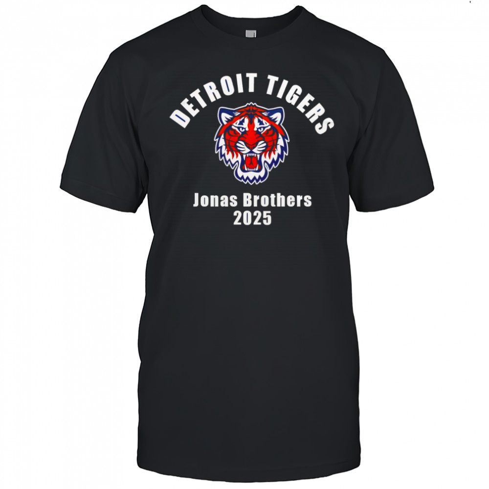 Detroit Tigers Jonas Brothers 2025 shirt
