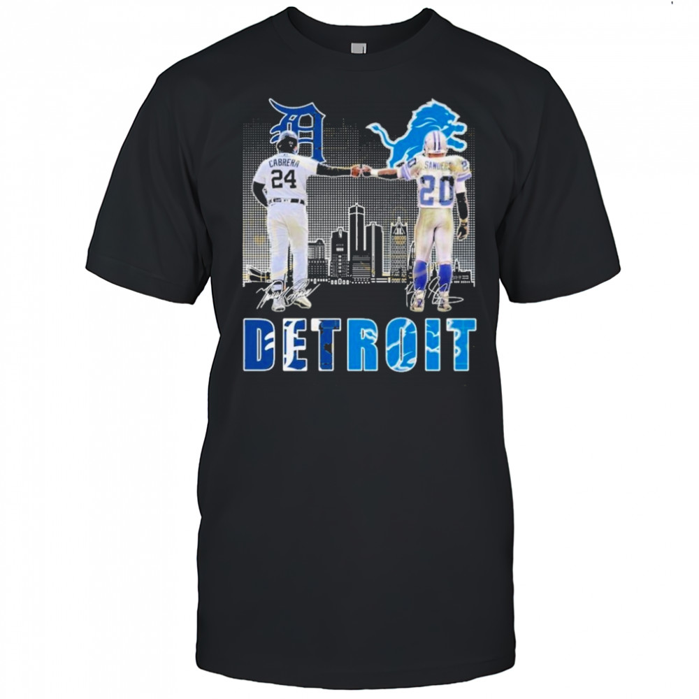 Detroit Tigers x Detroit Lions Signature Unisex T-Shirt