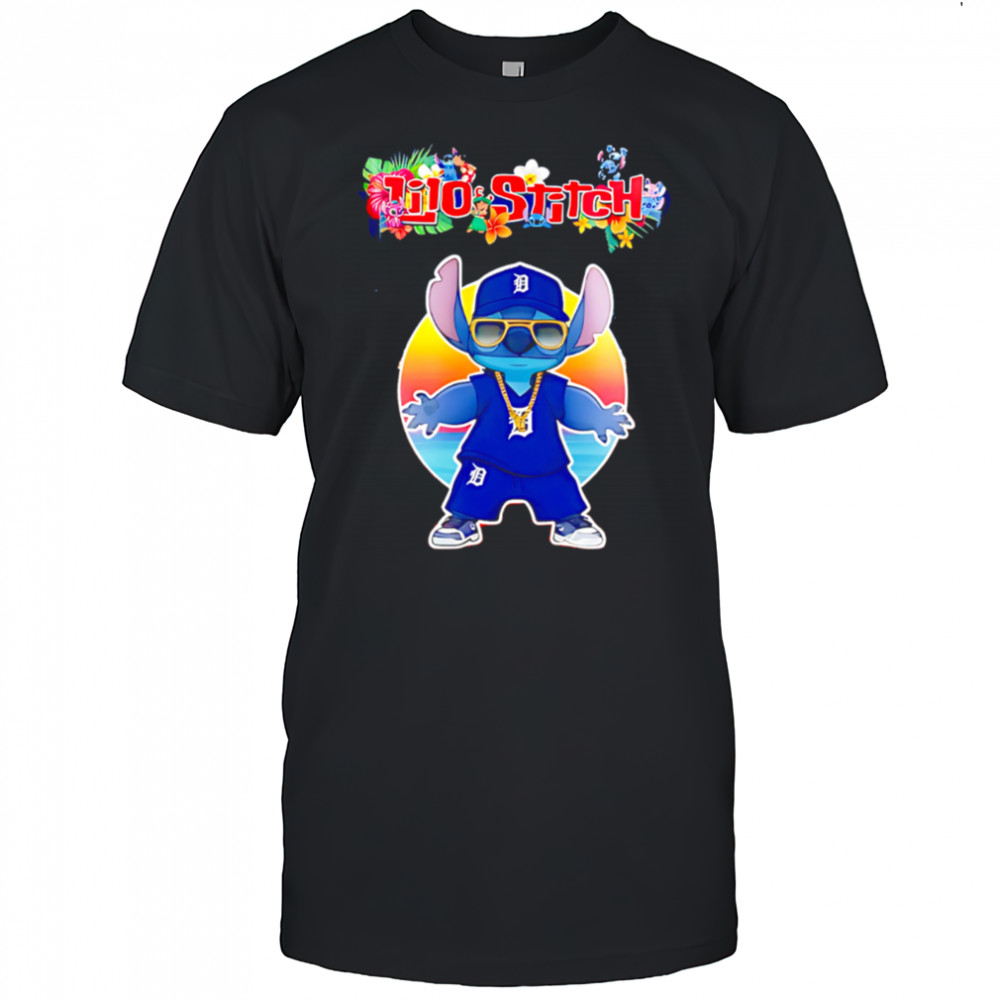 Detroit Tigers x Lilo and Stitch Baseball shirt