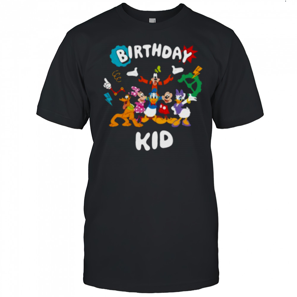 Disney Jr. Mickey & Friends _Birthday Kid_ Birthday Party Shirt