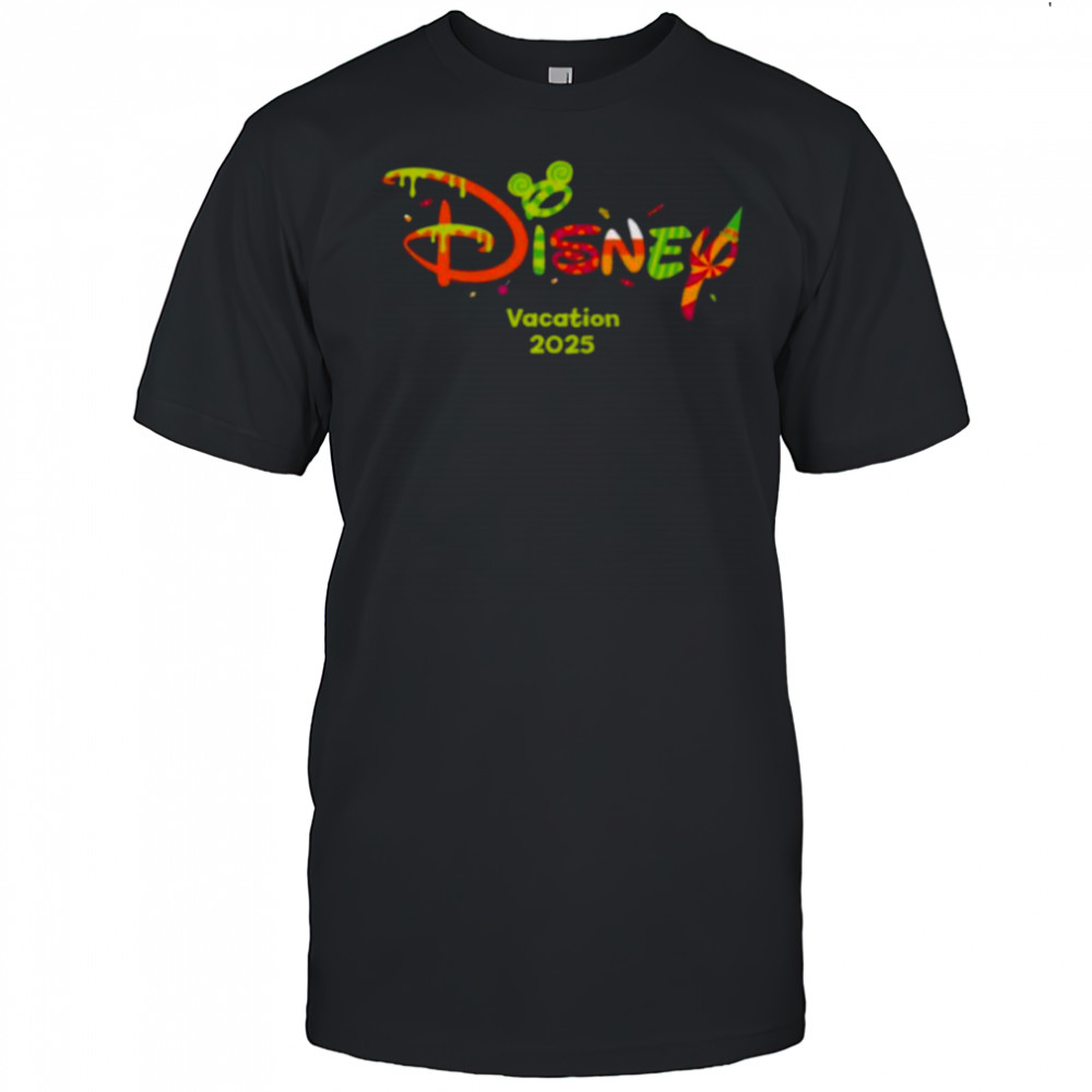 Disney Vacation 2025 Halloween Treats Script Logo Group Trip Shirt