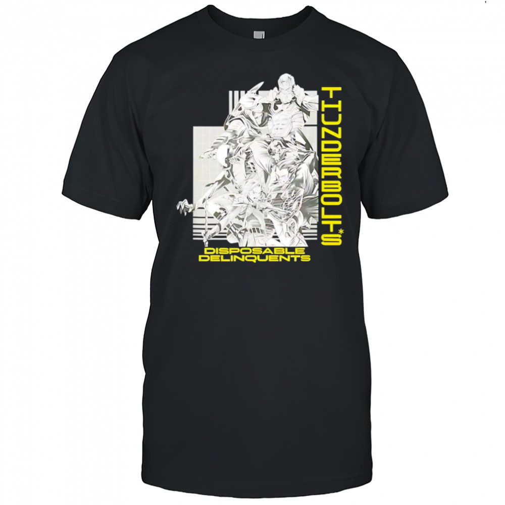 Disposable Delinquents Thunderbolts shirt