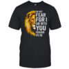Do Not Fear For I Am With You Christian Bible Verse Lion shirt