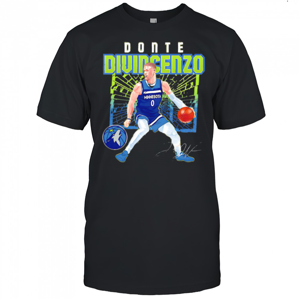 Donte Divincenzo Minnesota Timberwolves Shattered shirt