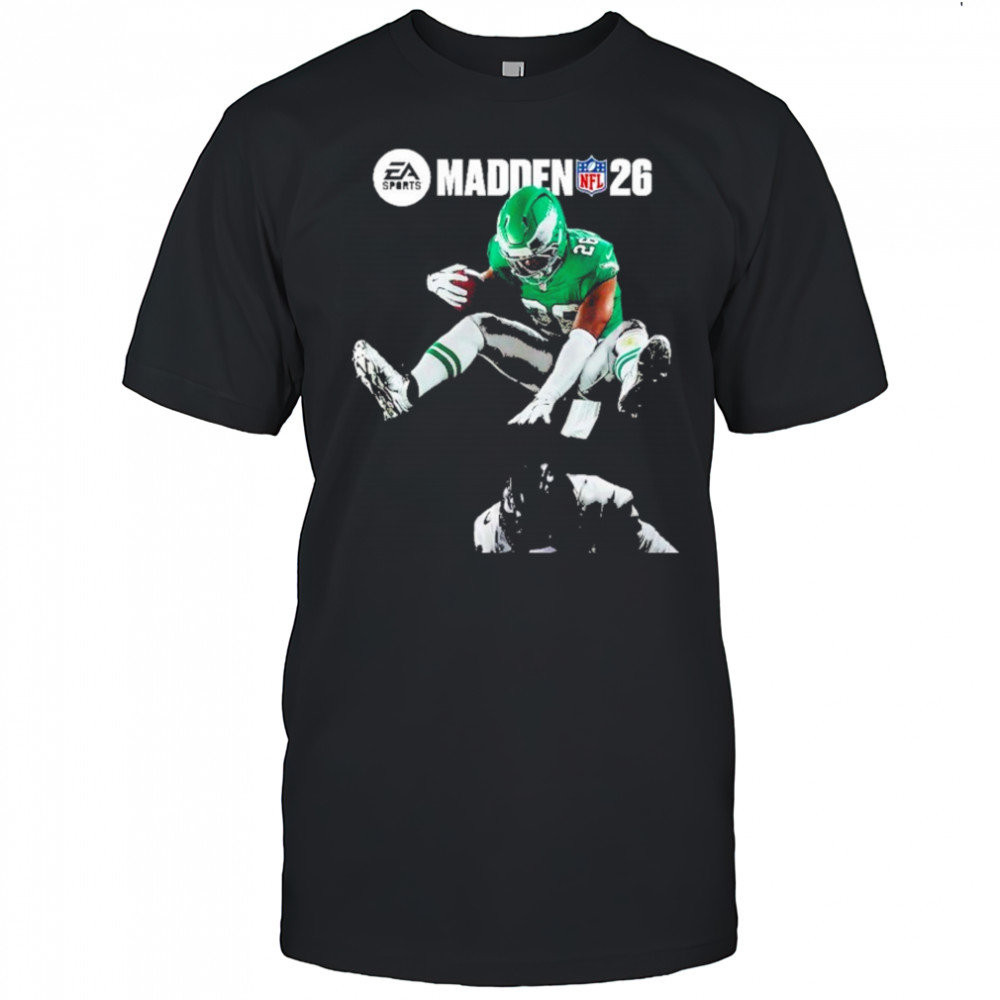 EA Sports Madden NFL 26 Cover Saquon Barkley Hurdled From Team Philadelphia Eagles shirt