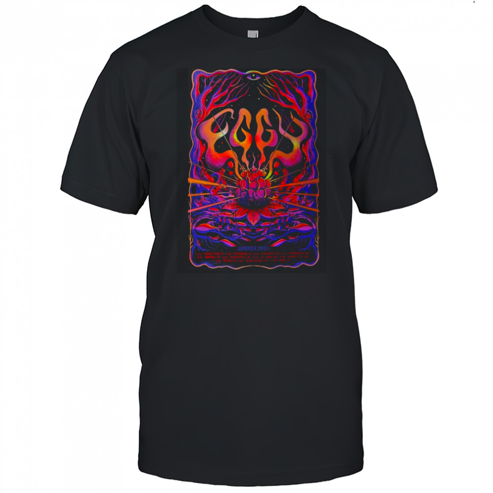 Eggy Summer Tour 2025 Poster T-Shirt