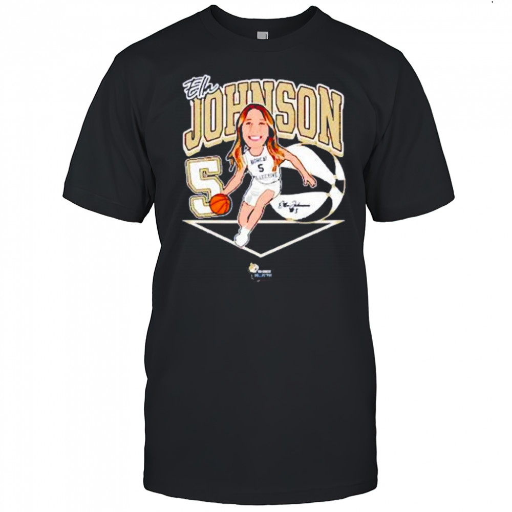 Ella Johnson Montana State Bobcats women’s basketball caricature player shirt