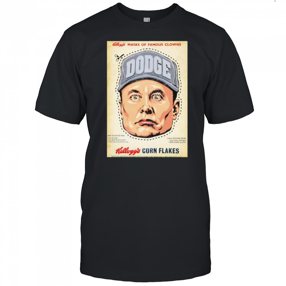 Elon Musk Doge corn flakes shirt
