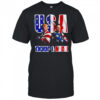 Elon Musk Vs Donald Trump USA Cover Flag American 2025 Black shirt