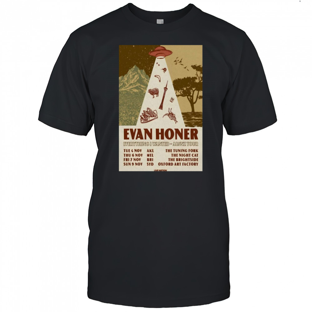 Evan Honer Tour Summer 2025 Poster T-Shirt