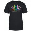 Everyone is welcome here LGBT Pride hand shirt