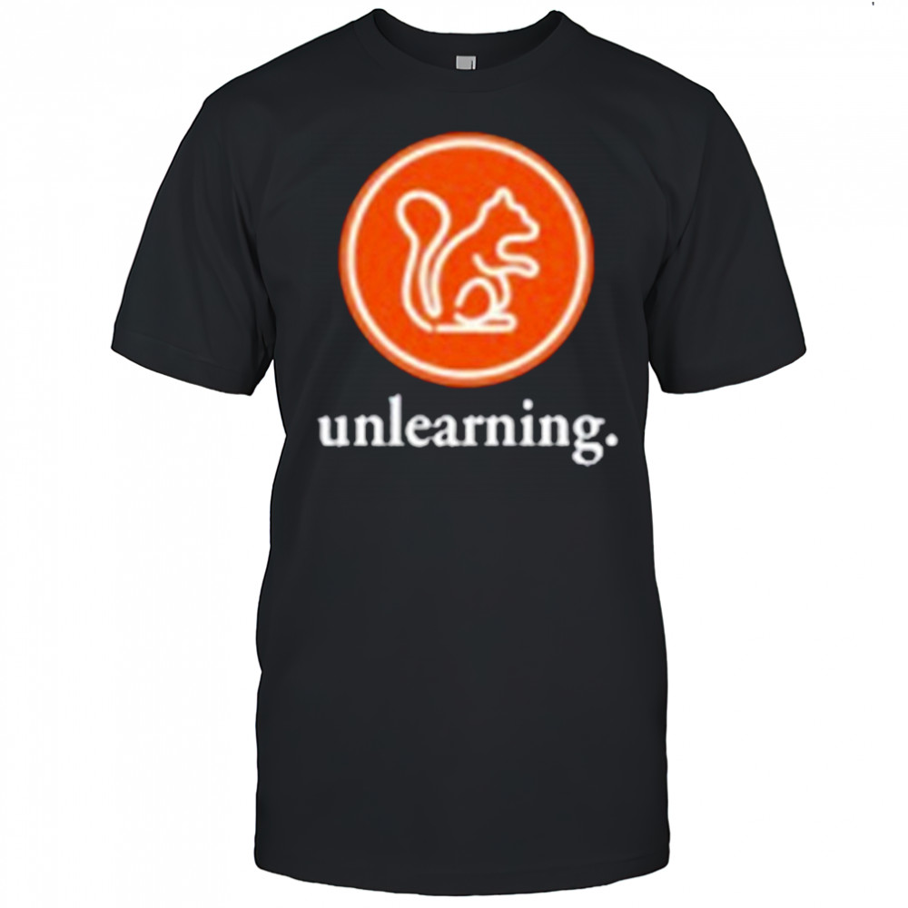 Evidence Unlearning Squirrel Logo T-Shirt