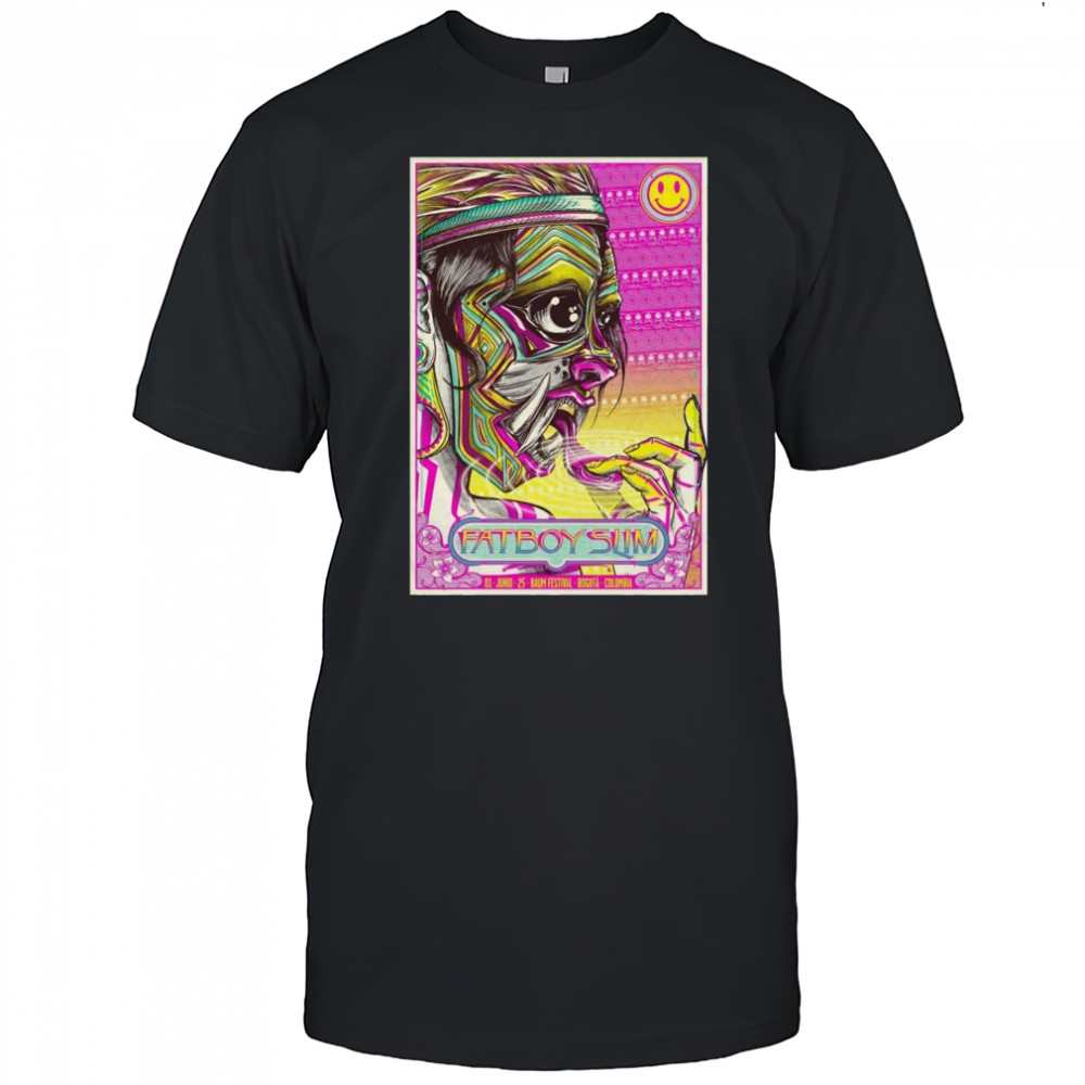 Fatboy Slim 6-1-2025 Baum Festival In Bogotá Colombia Shirt