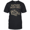 Father Mows Best Funny Fathers Day Dad Riding Mowing Lawn shirt