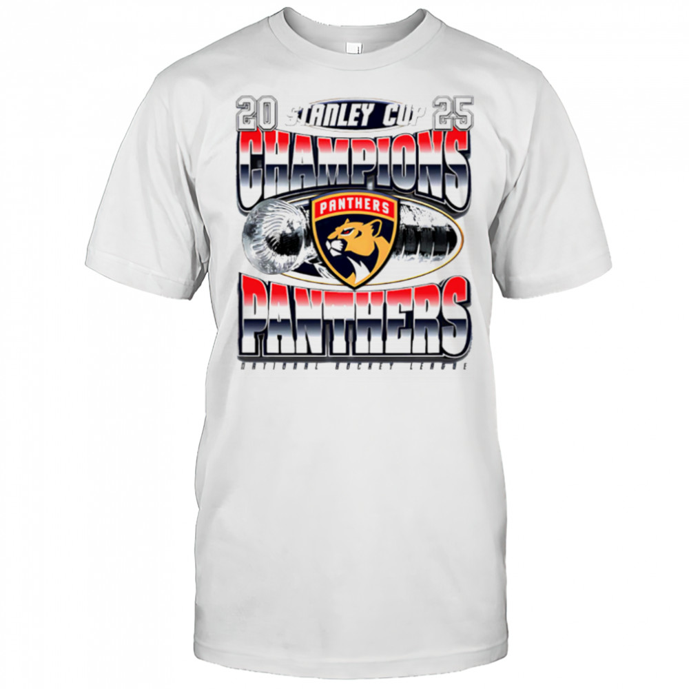 Florida Panthers 2025 Stanley Cup Champions Team Victory shirt