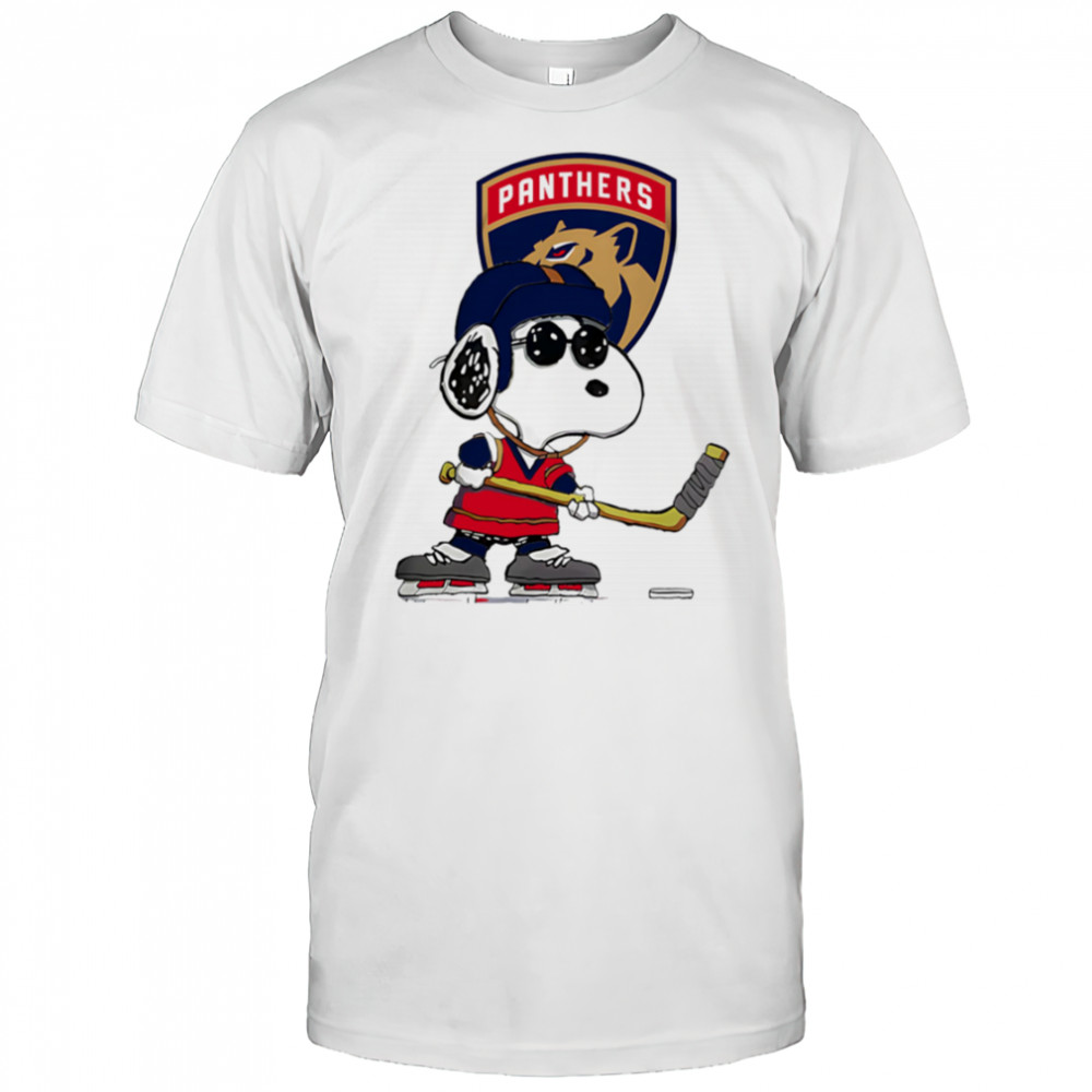 Florida Panthers Peanuts Snoopy shirt