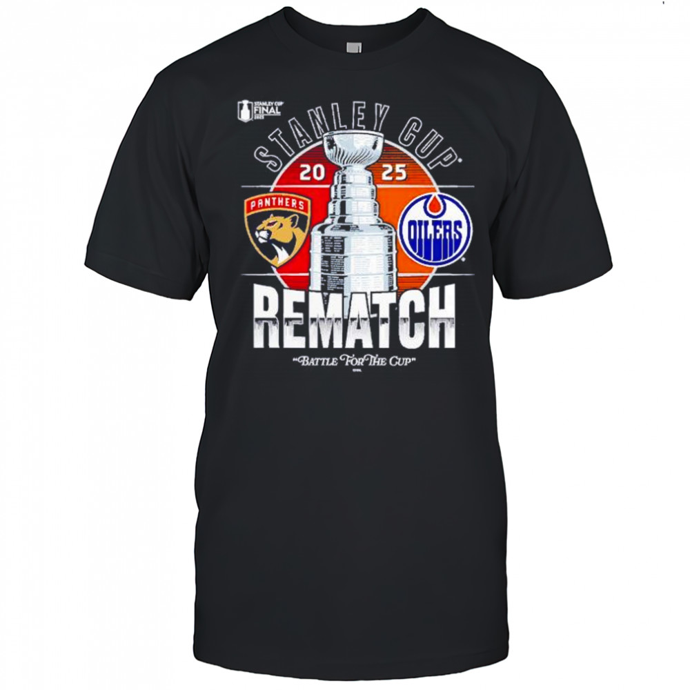 Florida Panthers vs Edmonton Oilers 2025 Stanley Cup Final matchup rematch shirt