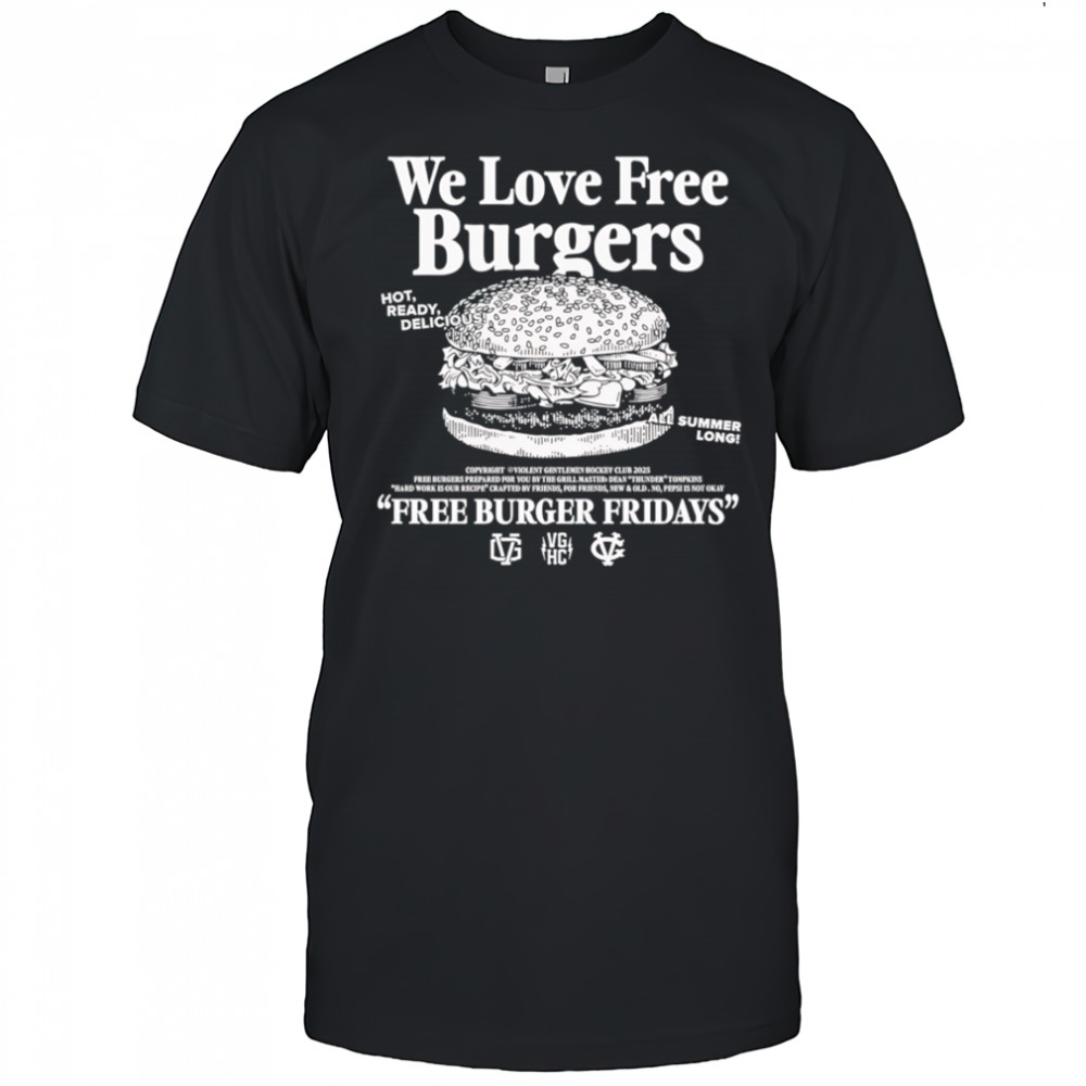 Free Burger Friday Premium shirt