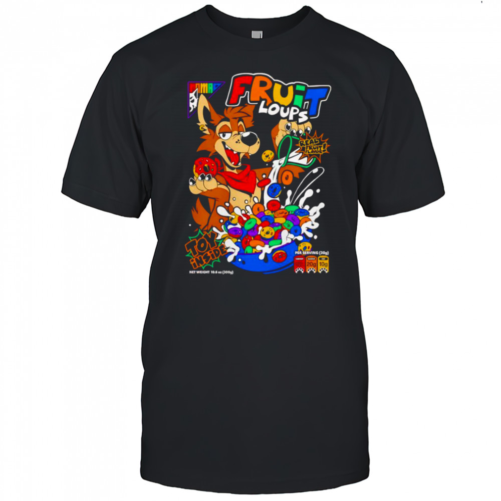 Fruit Loups real fruit flavor toy inside shirt