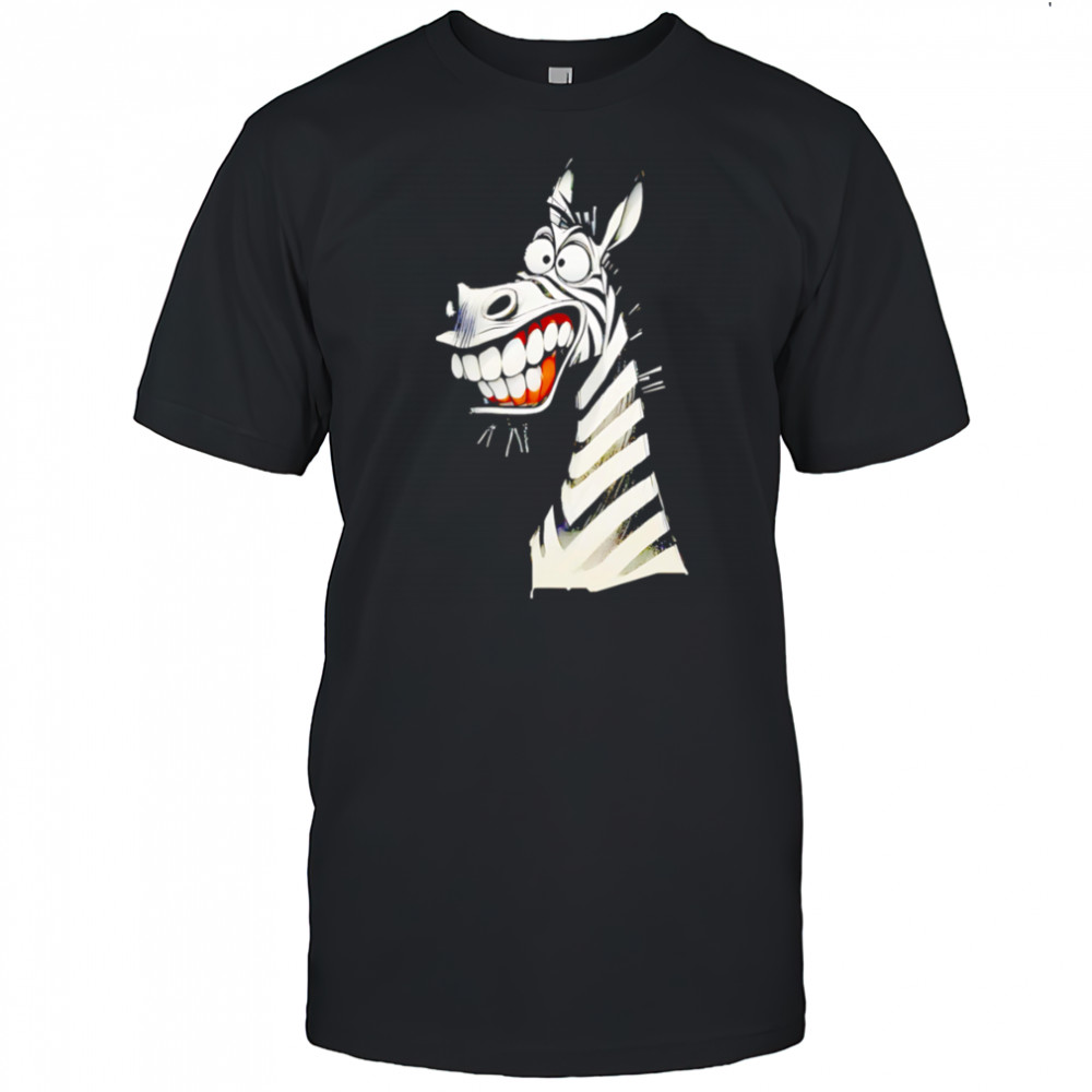 Funny Zebra Graphic cartoon shirt