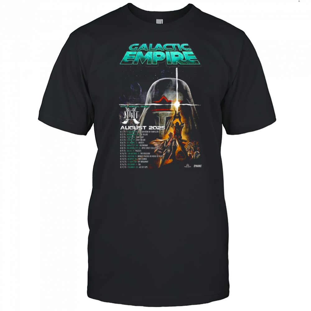 Galactic Empire August 2025 Tour Poster T-Shirt