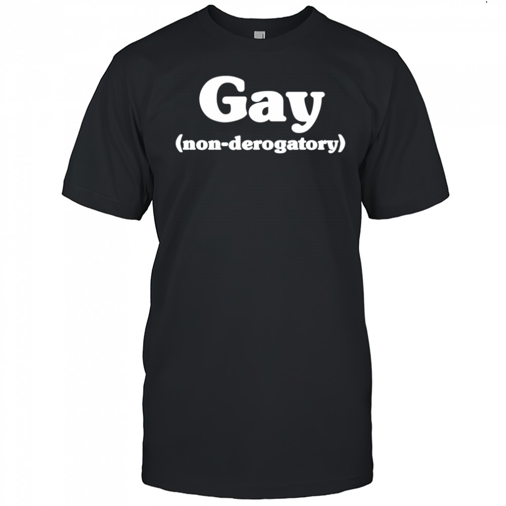 Gay non derogatory shirt
