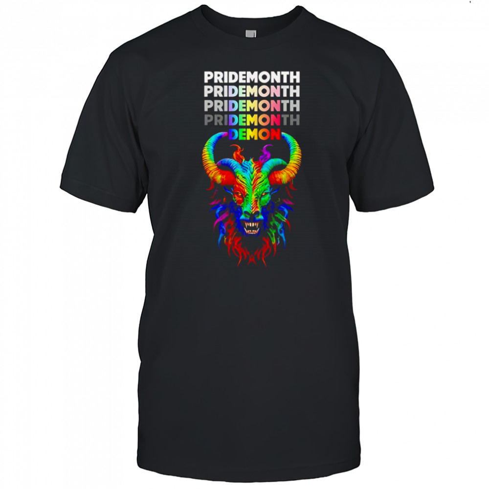 Goat Pride Month Demon shirt