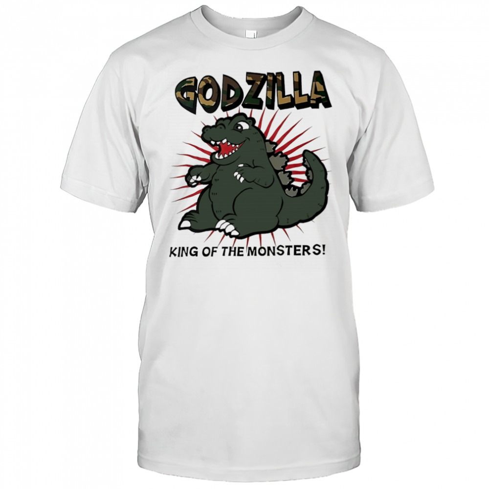 Godzilla King of the monsters Japanese chibi shirt