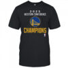 Golden State Warriors Fanatics 2025 NBA Western Conference Champions Locker Room T Shirt