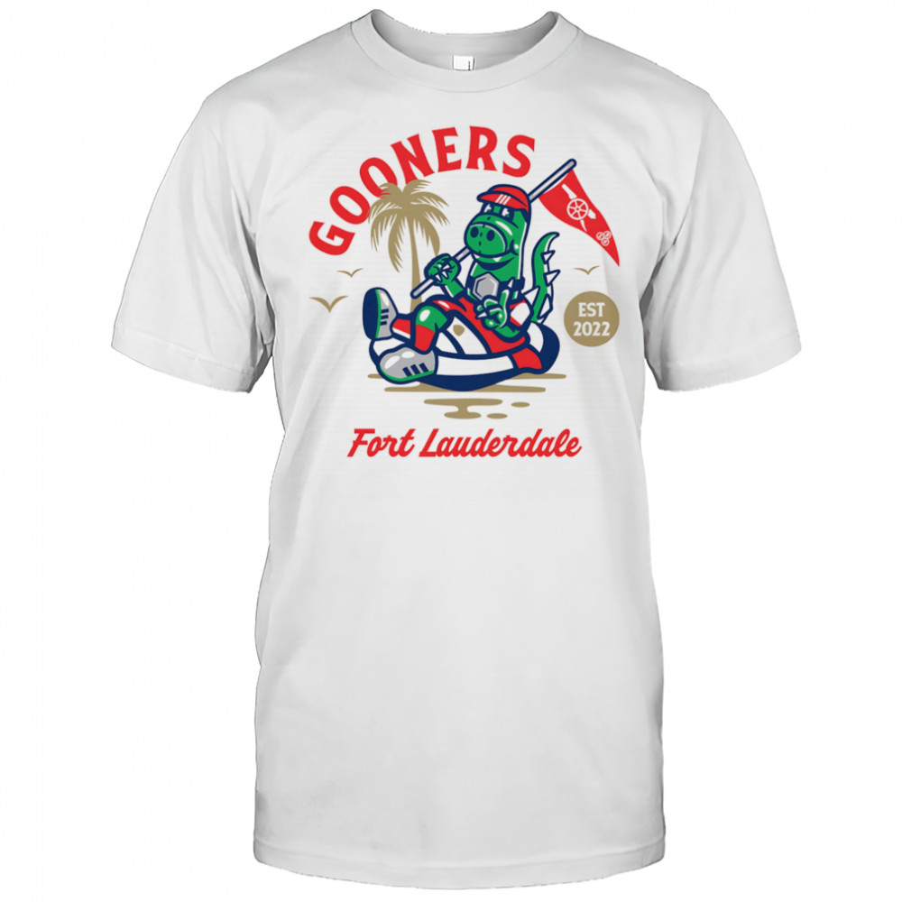 Gooners fort lauderdale mascot shirt