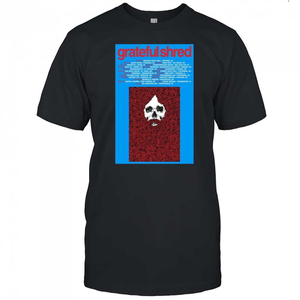 Grateful Shred Fall Tour 2025 Poster T-Shirt