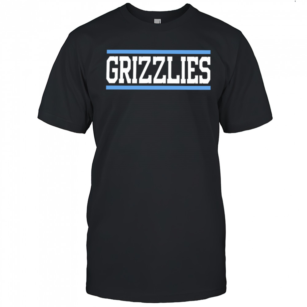 Grizzlies horizontal lines shirt