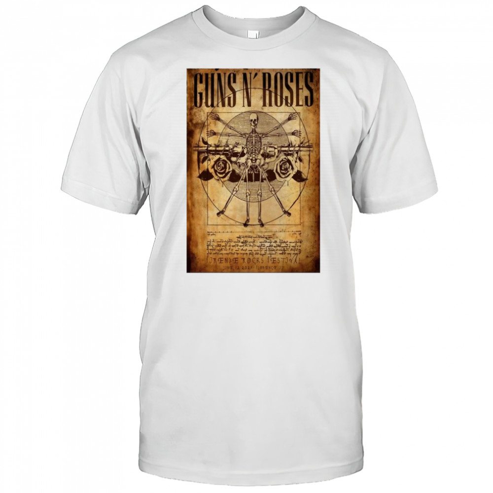 Guns N’ Roses Firenze Rocks Festival June 12 2025 Tour Shirt