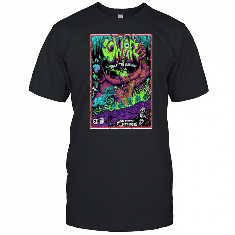GWAR The Caverns June 21 2025 Poster T-Shirt