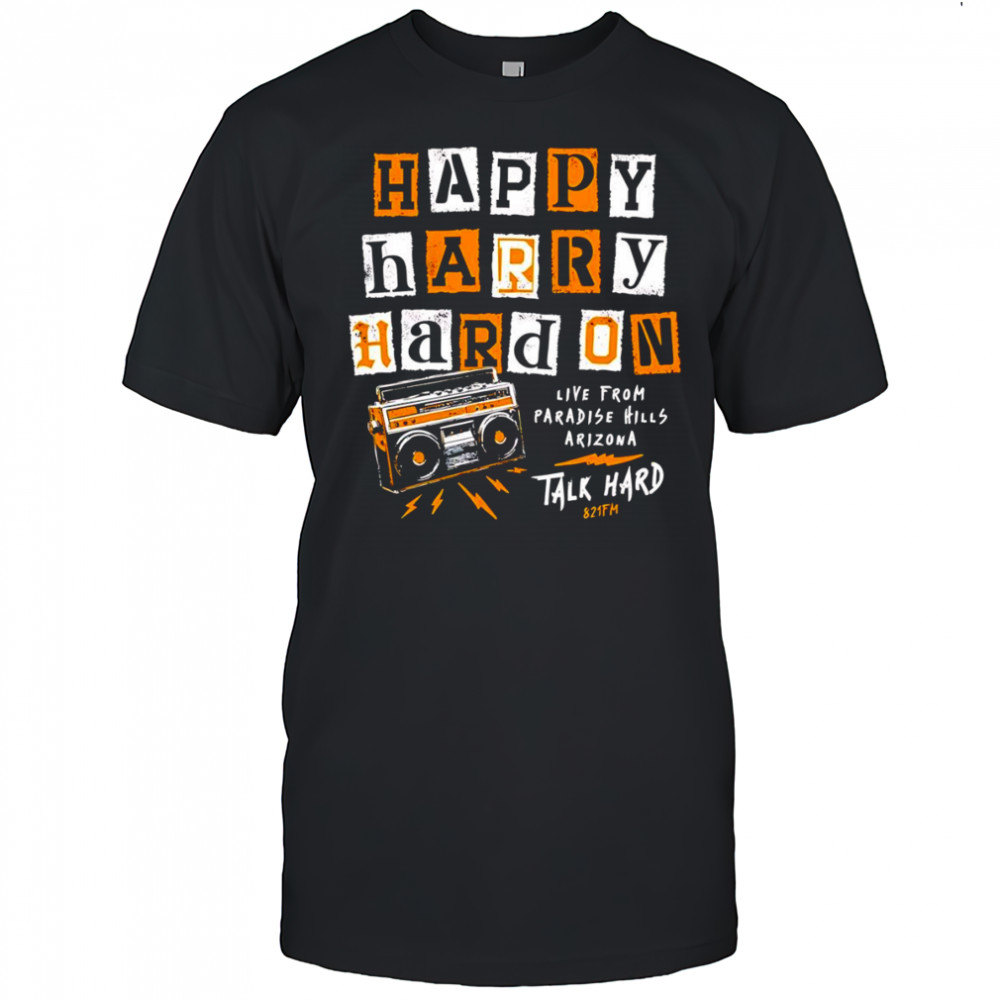 Happy Harry hard on shirt