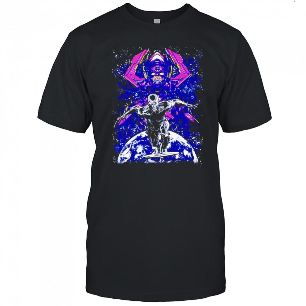 Harbinger of Doom Galactus and Silver Surfer shirt